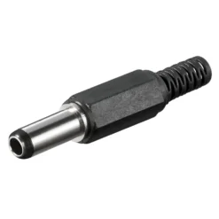 DC-kontakt med lödanslutning 5,5x2,5x14 mm