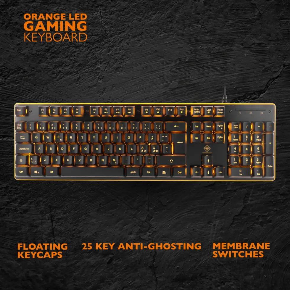 Deltaco DK210 Gaming-tangentbord