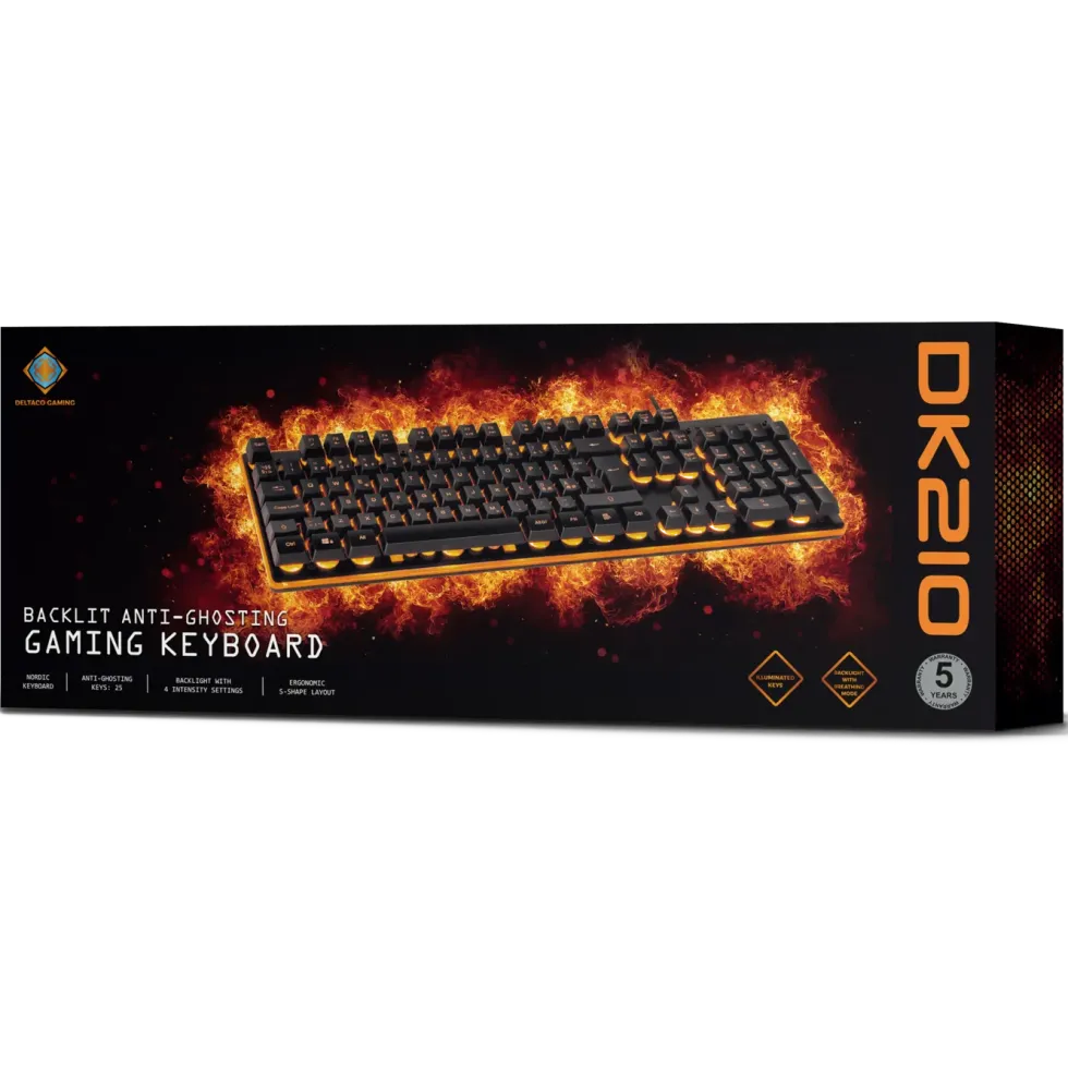 Deltaco DK210 Gaming-tangentbord