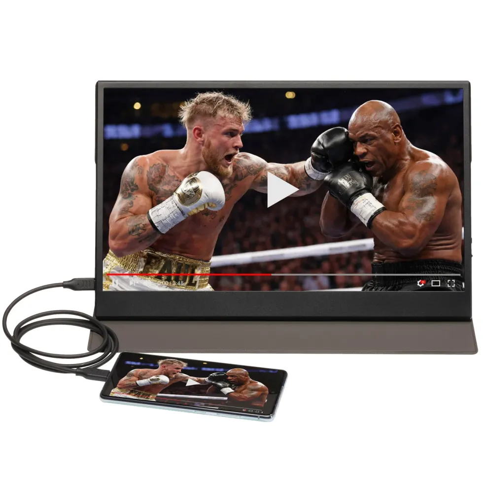 Denver Bärbar Full HD-skärm med USB-C och IPS-panel 15,6"