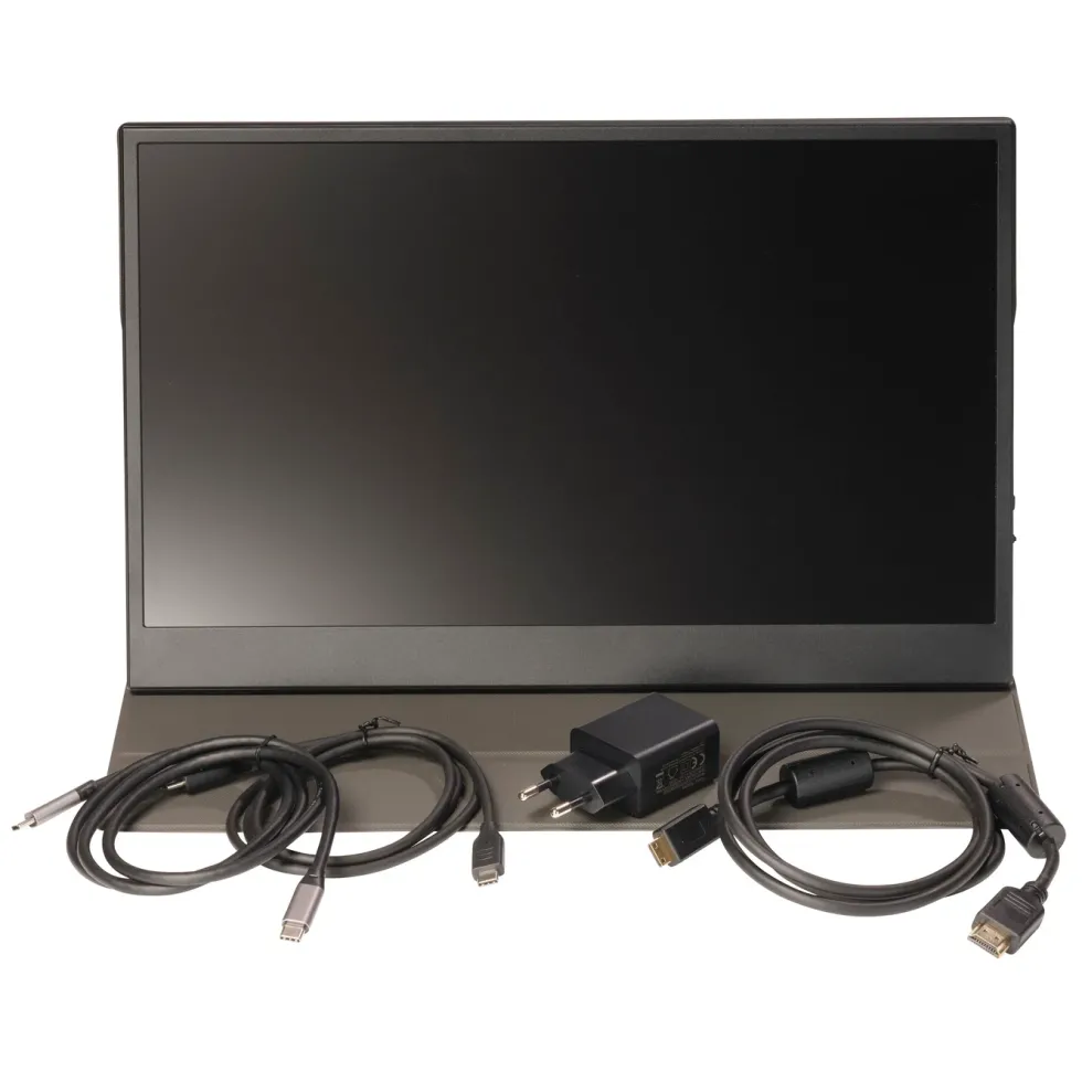 Denver Bärbar Full HD-skärm med USB-C och IPS-panel 15,6"