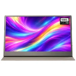 Denver Bärbar Full HD-skärm med USB-C och IPS-panel 15,6