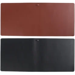 Desire2 Skrivbordsmatta i veganskt läder 900×400 mm Grå, 90×45 cm