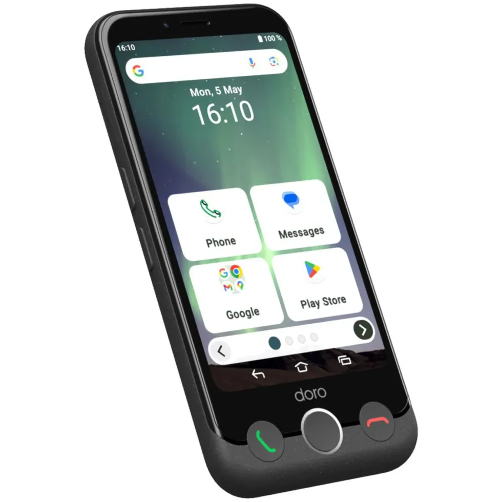 Doro Aurora A11 smartphone Grafitgrå