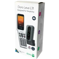 Doro Leva L31 mobiltelefon 4G Svart/vit