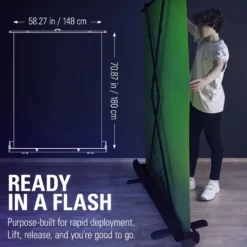 Elgato Greenscreen med hopfällbart stativ