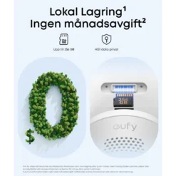 Eufy C31 Övervakningskamera med 360° panorering Grön