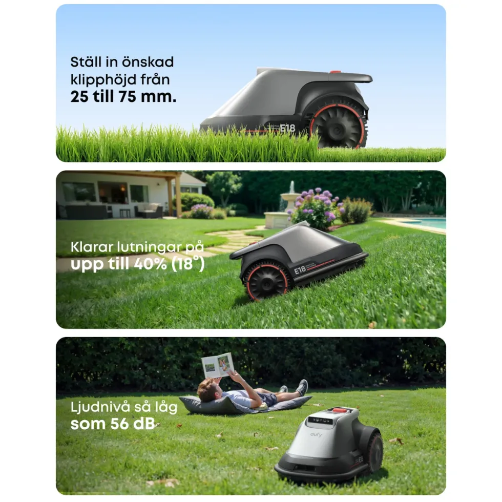 Eufy E18 Robotgräsklippare