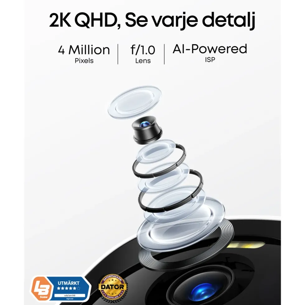 Eufy eufyCam E40 Övervakningssystem 3-pack