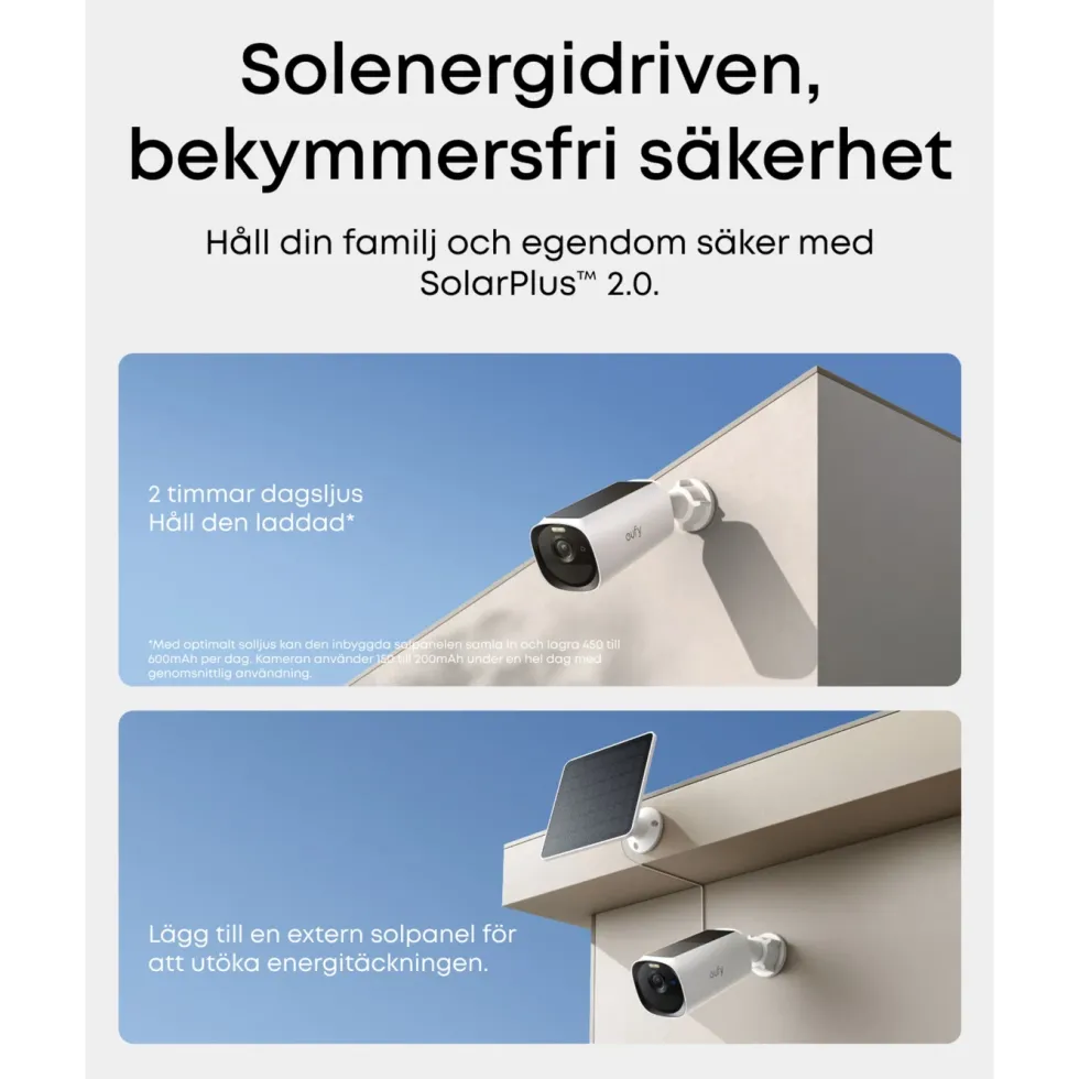 Eufy eufyCam E40 Övervakningssystem 3-pack