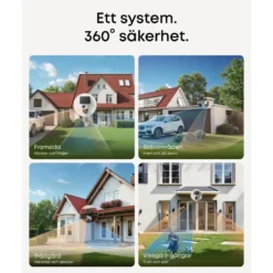 Eufy eufyCam S4 Solo 3-i-1 övervakningskamera med solpanel
