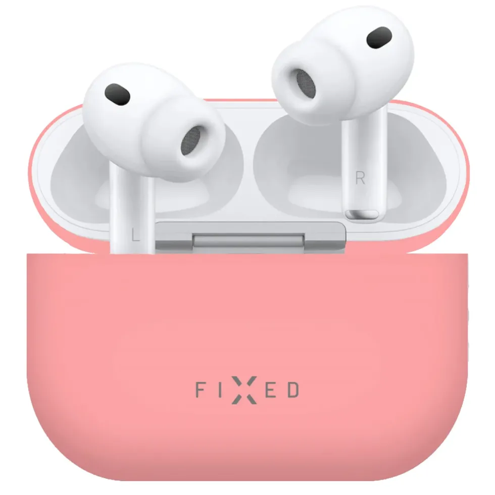 Fixed Silky Silikonfodral för Apple AirPods Pro 3 Rosa