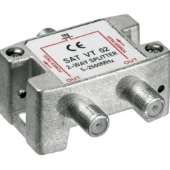 F-splitter med DC-pass 2-vägs