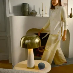 Google Home Speaker smart högtalare med Gemini Porcelain