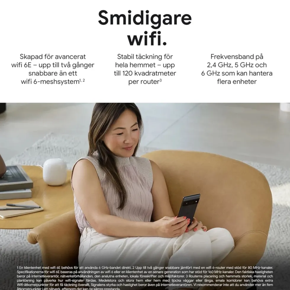 Google Nest Wifi Pro AXE4200 3-pack