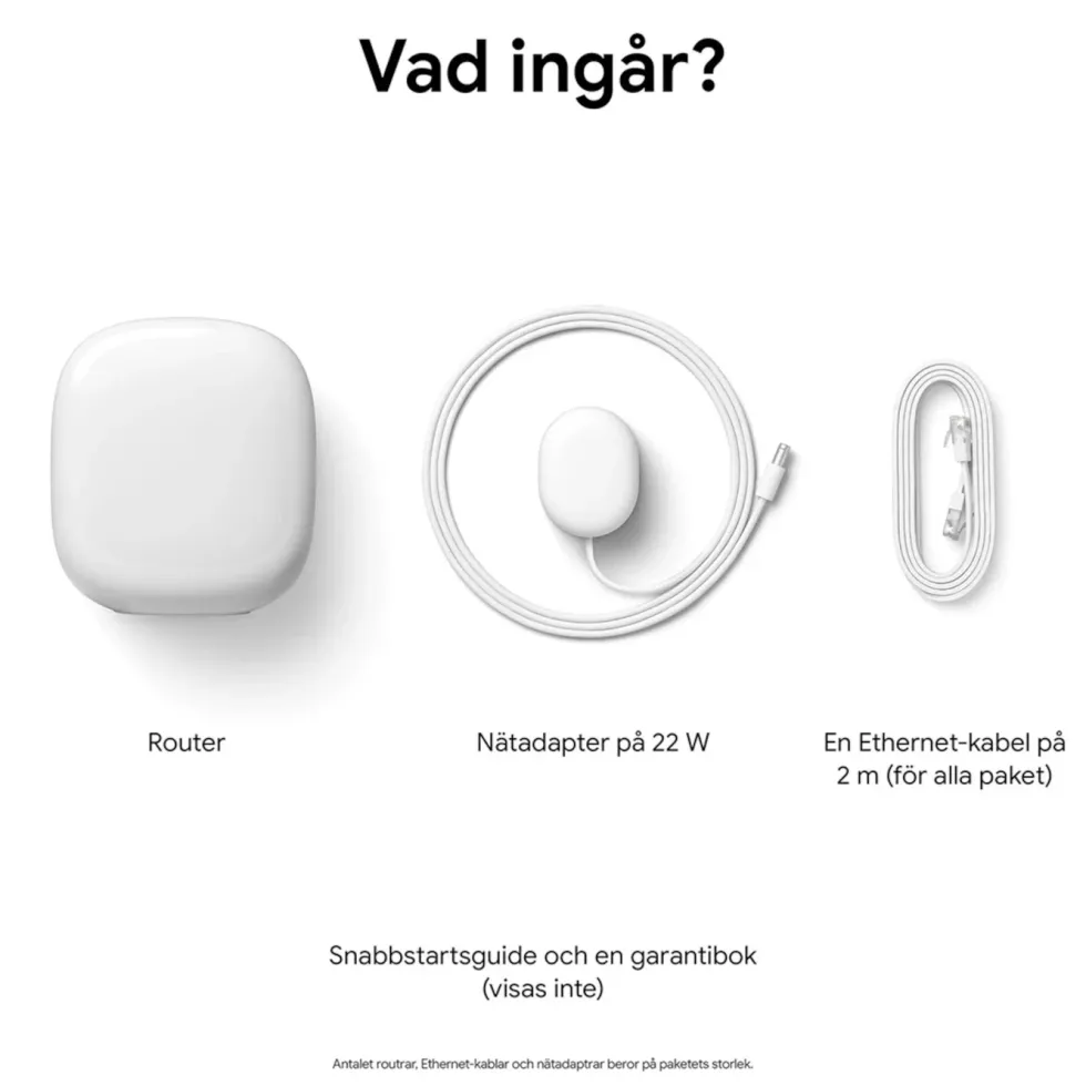Google Nest Wifi Pro AXE4200 3-pack