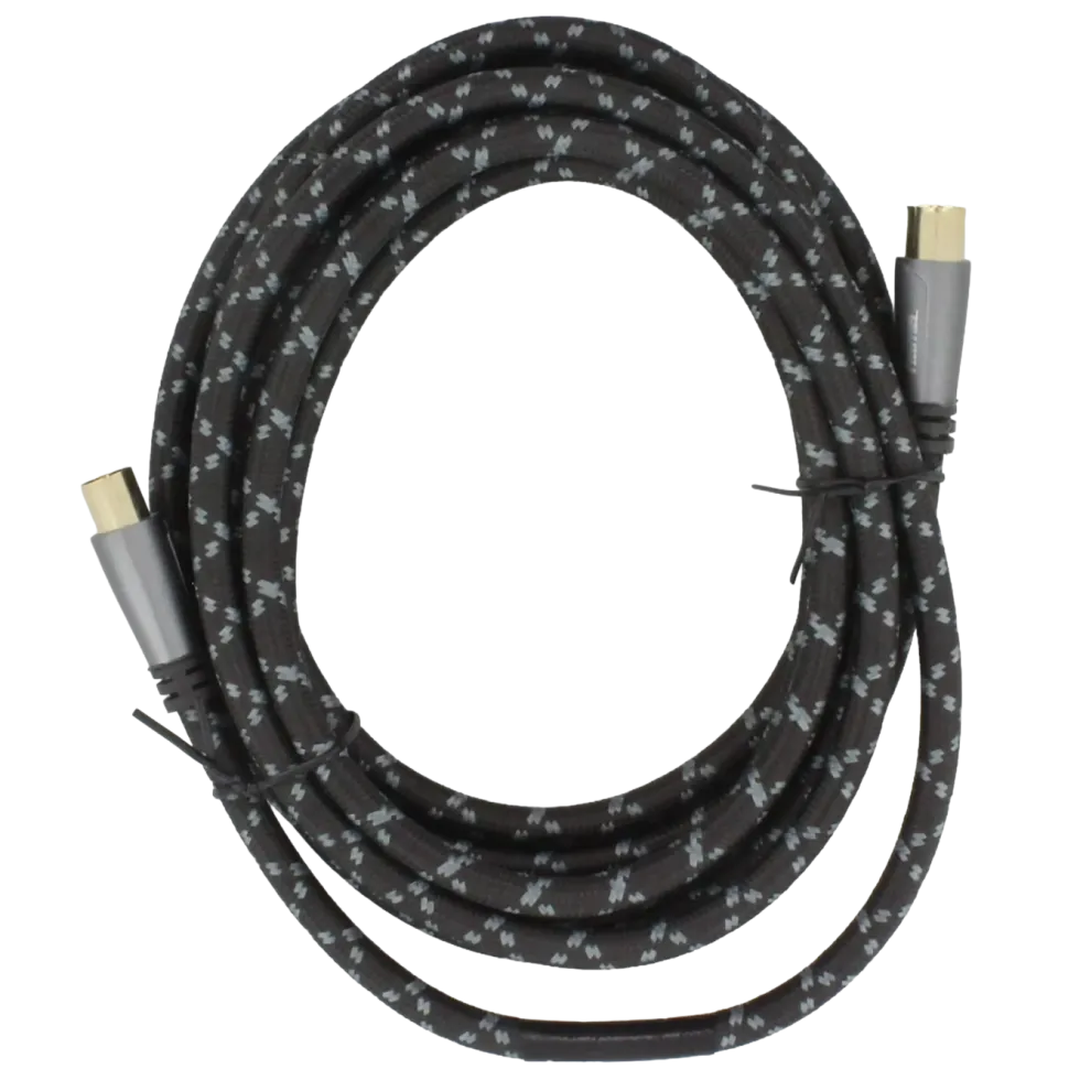 Hama Antennkabel med quad-skärmning 120 dB 3 m