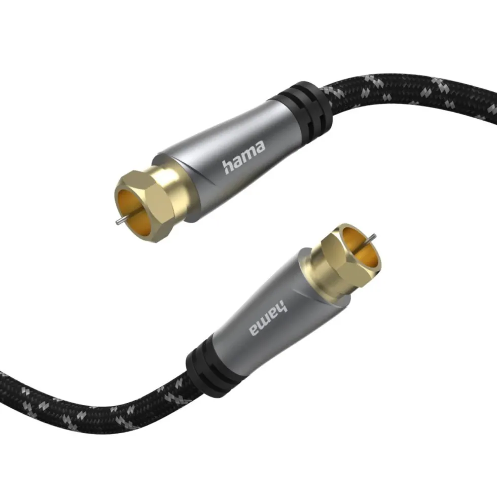 Hama SAT-antennkabel med F-kontakt 120 dB 3 m