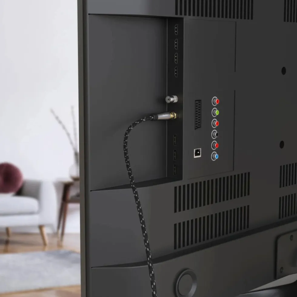 Hama SAT-antennkabel med F-kontakt 120 dB 3 m