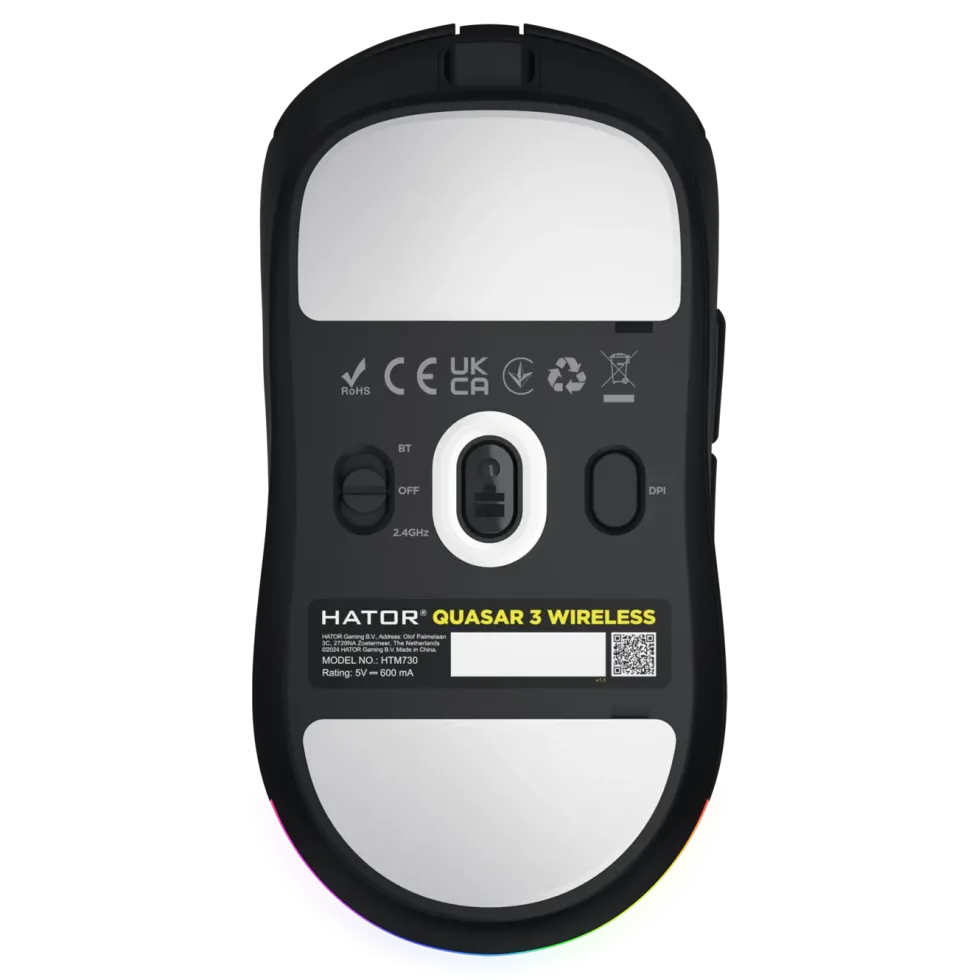 Hator Quasar 3 Wireless trådlös gamingmus