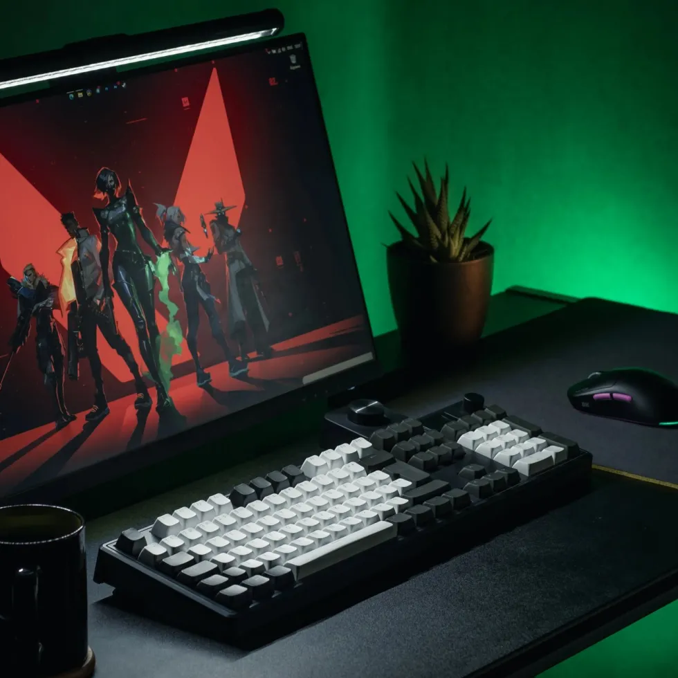 Hator Skyfall 100 Pro trådlöst gamingtangentbord Grå