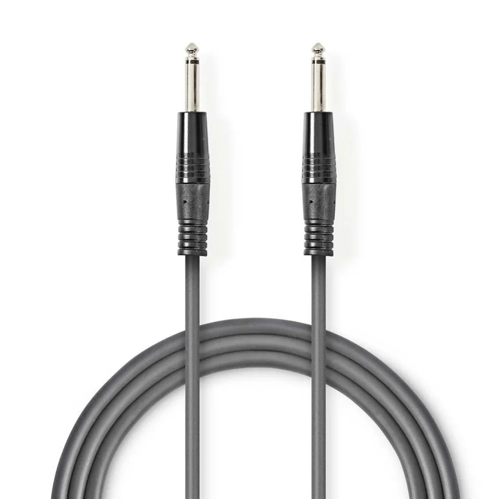 Högtalarkabel 6,3 mm 5 m
