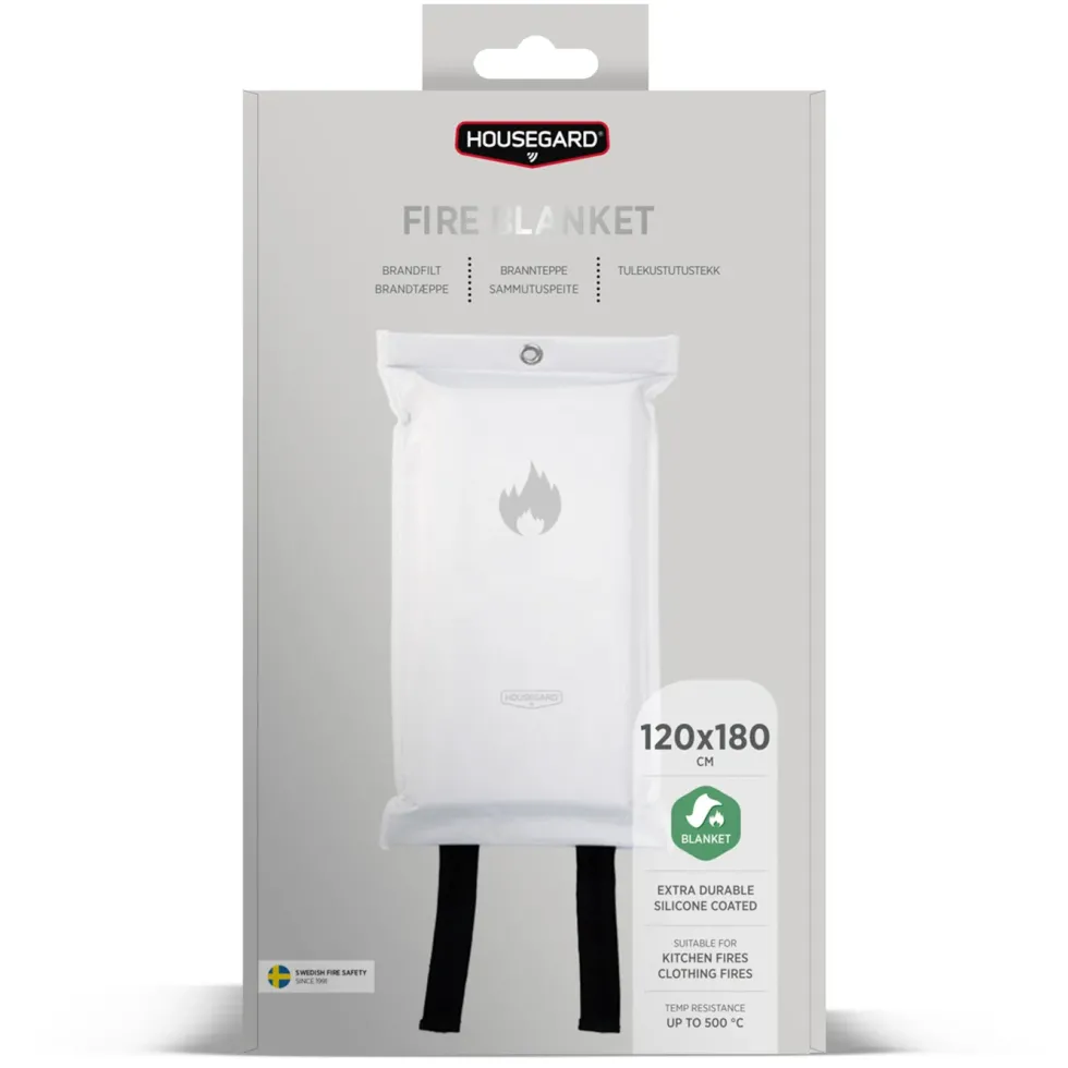 Housegard Brandfilt Design Edition 120x180 cm Vit