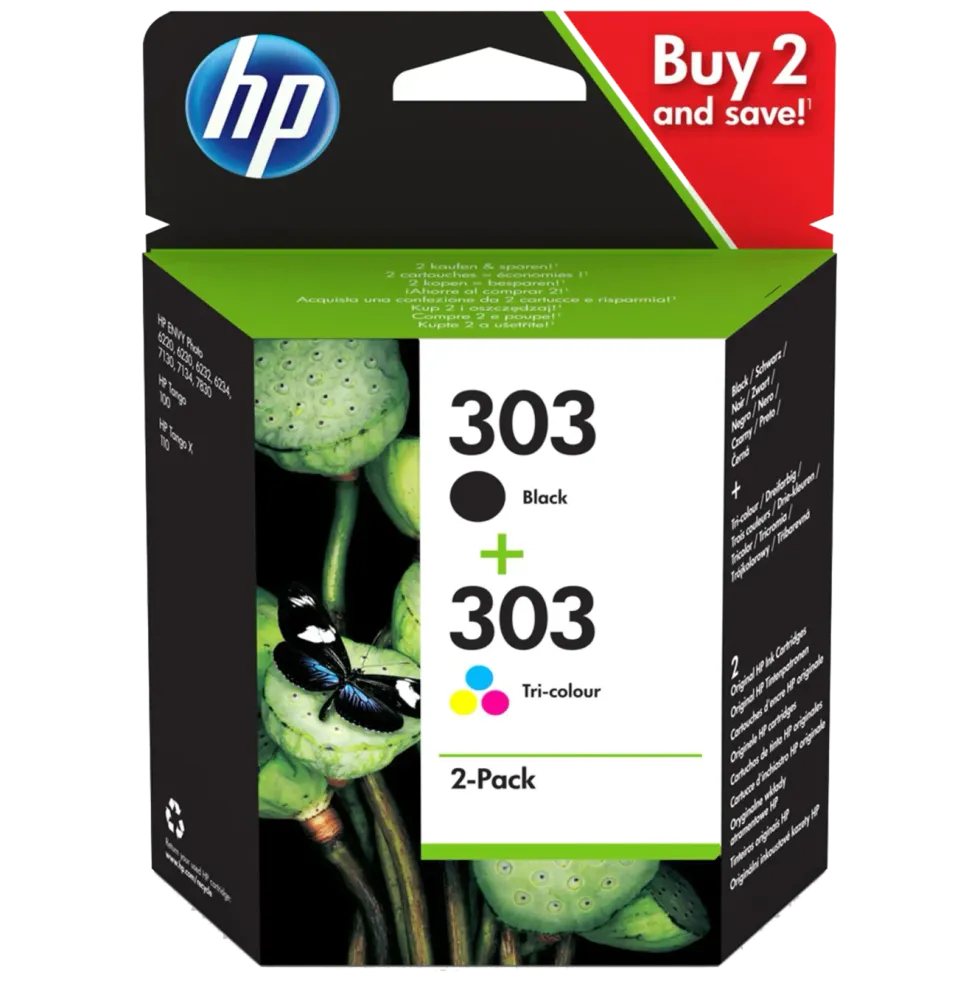HP 303 Bläckpatroner 2-pack