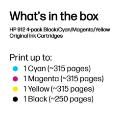 HP 912 Bläckpatroner 4-pack