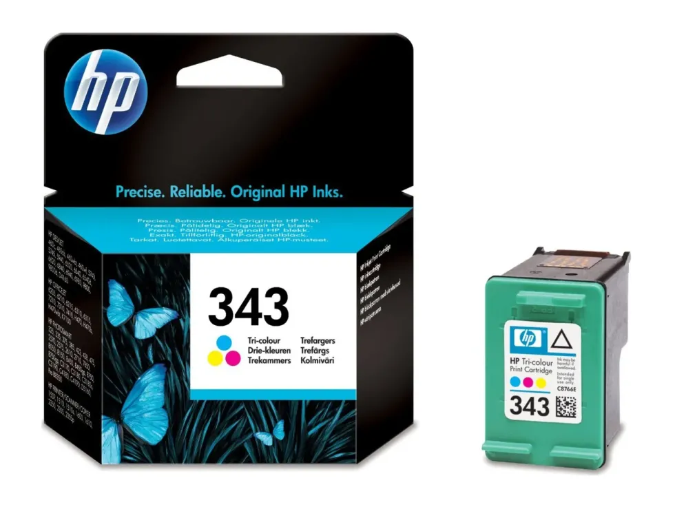 HP 343 Bläckpatron Flera färger