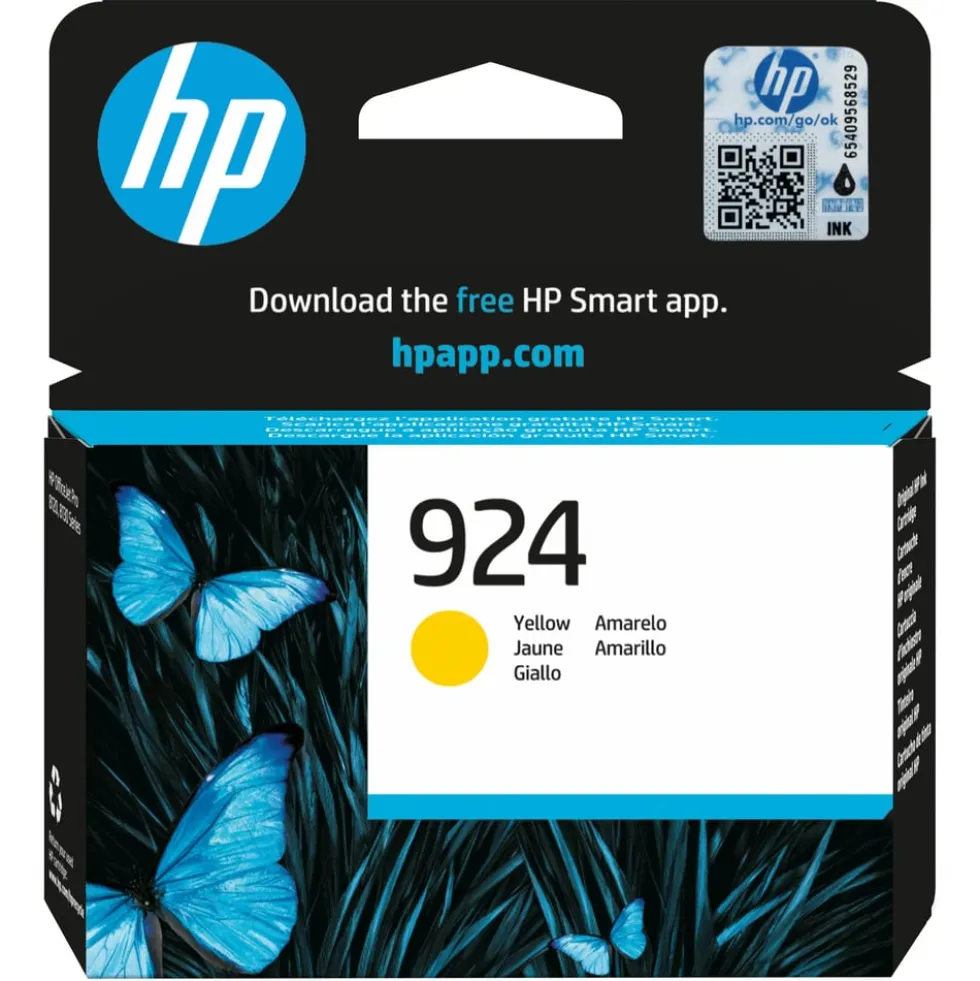 HP 924 Bläckpatron Gul