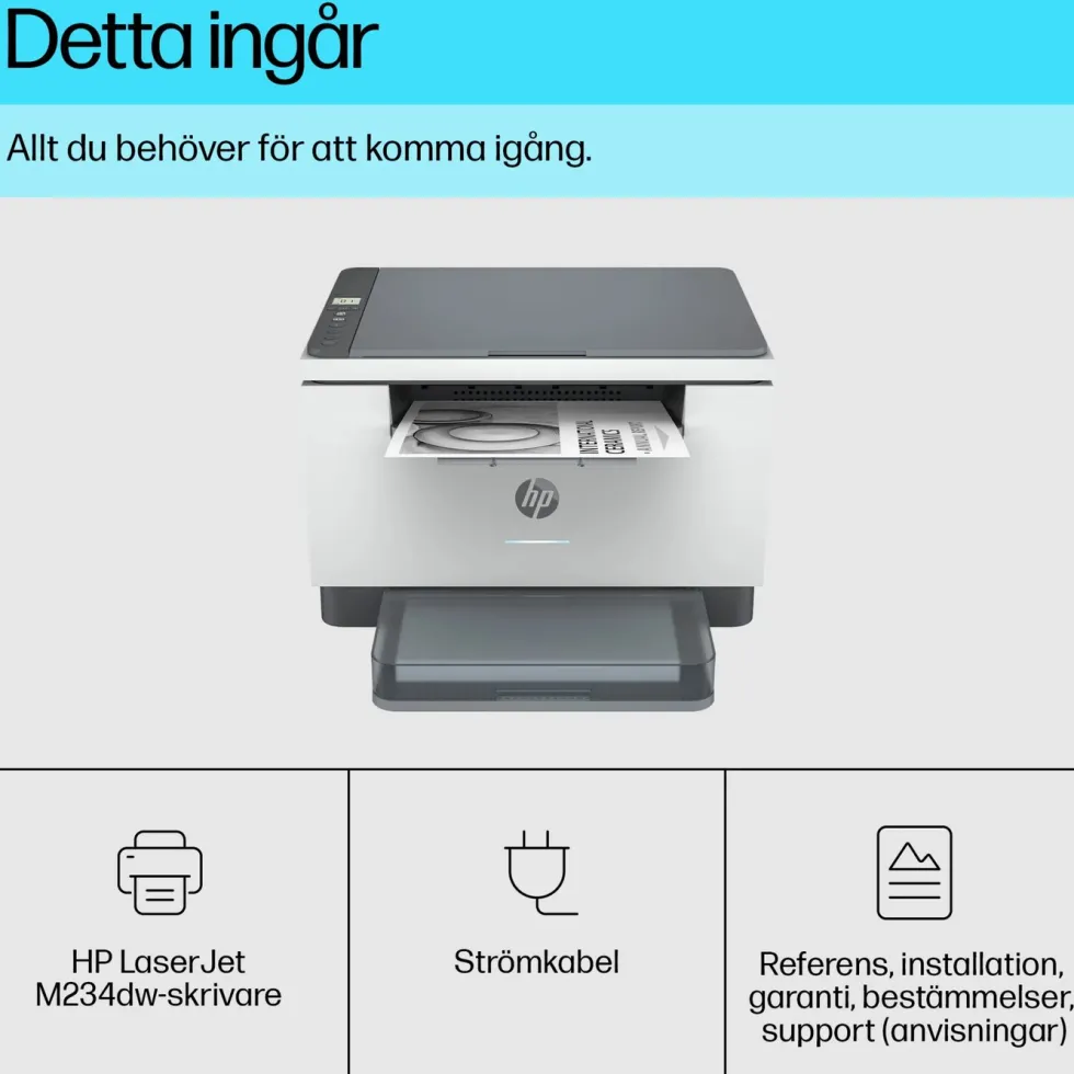 HP LaserJet MFP M234dw multifunktionsskrivare Trådlös