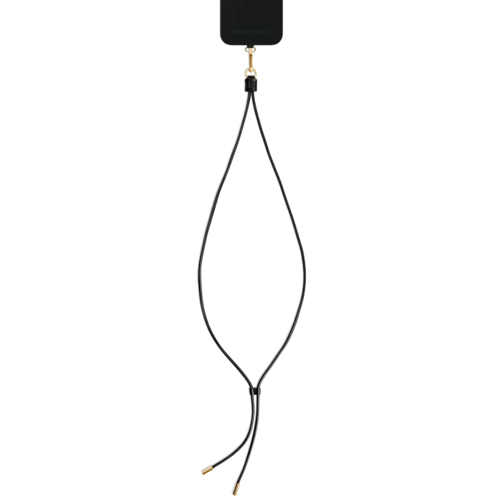 IDEAL OF SWEDEN Vegan Leather Phone Strap Svart