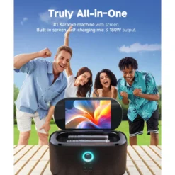 Ikarao Shell S1 Bärbar karaokemaskin med 10,1" HD-skärm