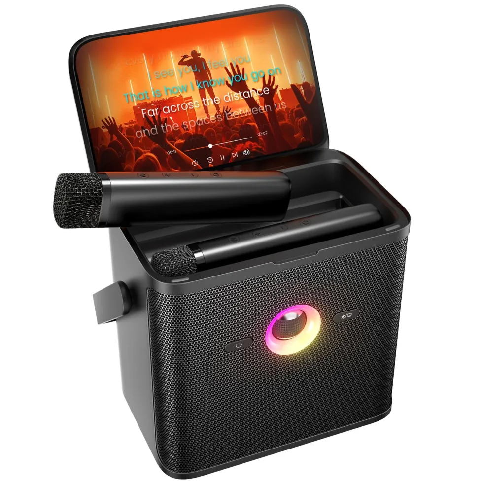 Ikarao Shell S3 Bärbar karaokemaskin med 7" HD-skärm