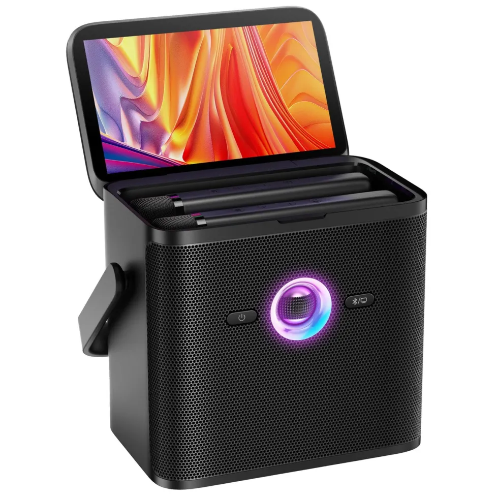 Ikarao Shell S3 Bärbar karaokemaskin med 7" HD-skärm