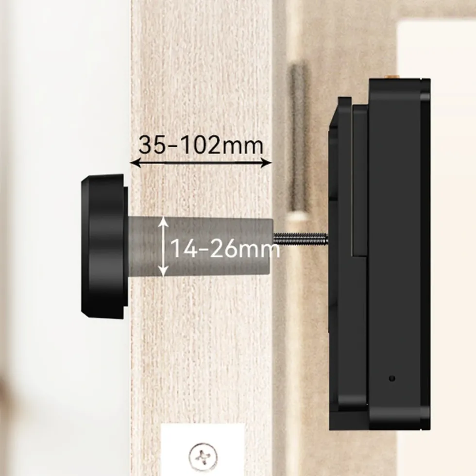 Imou VD1 smart dörrtitthål med kamera Svart