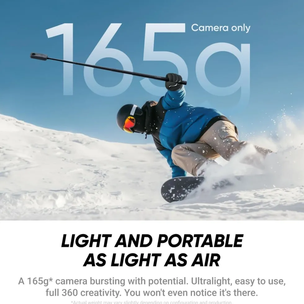 Insta360 X4 Air 8K 360-kamera Starter Bundle