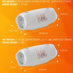 JBL Charge 6 Portabel högtalare Vit