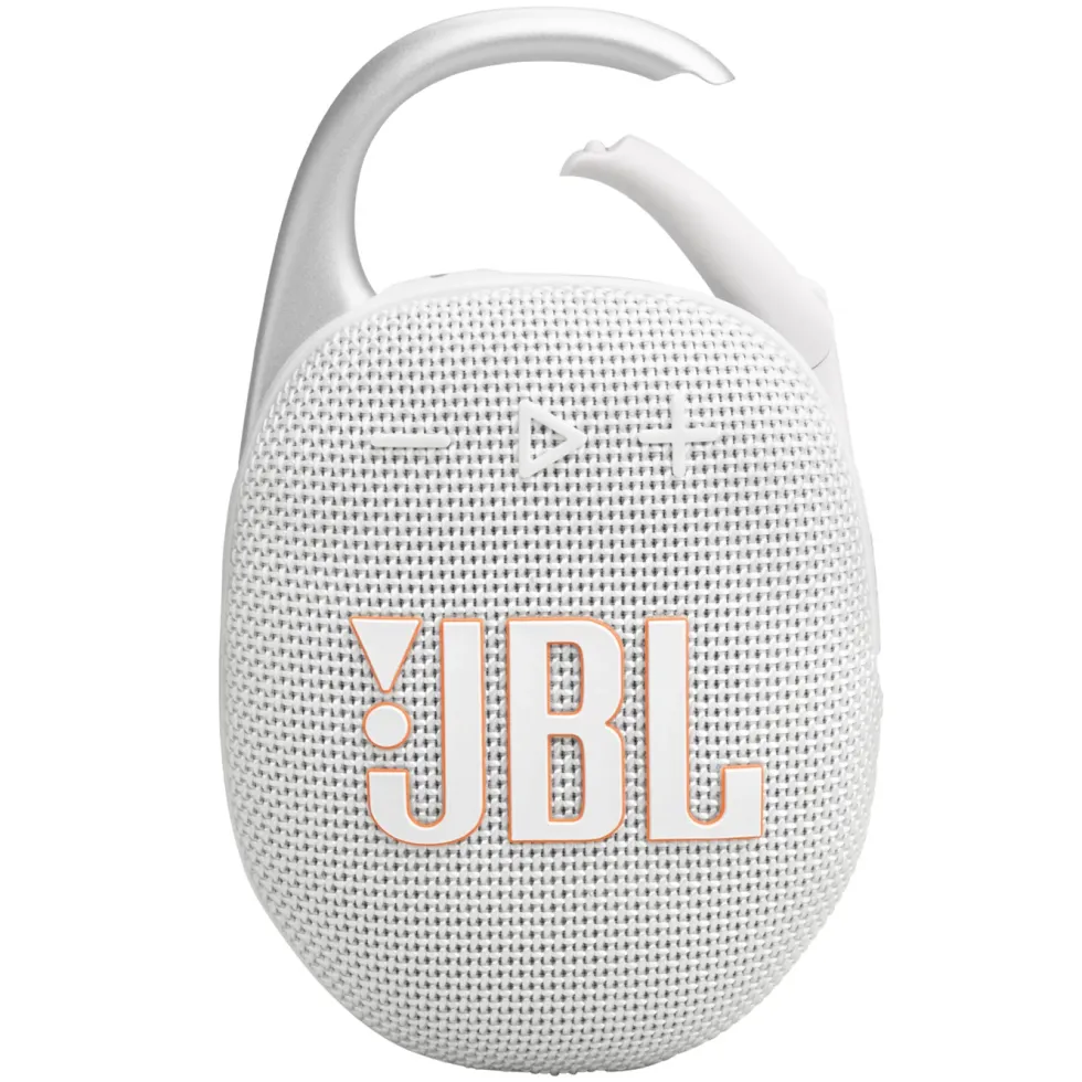 JBL Clip 5 Portabel Bluetooth-högtalare Vit
