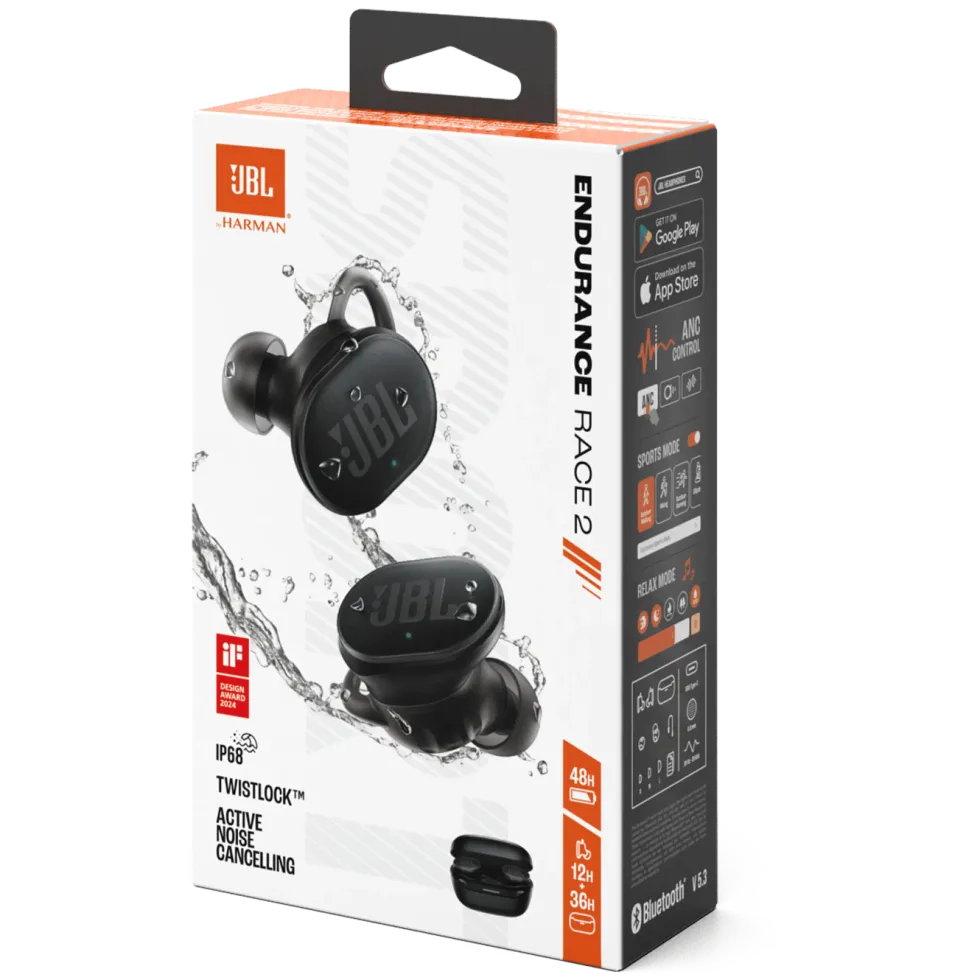 JBL Endurance Race 2 Svart