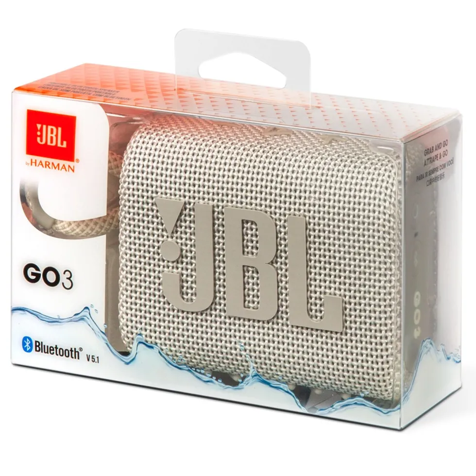 JBL Go 3 Trådlös högtalare Vit