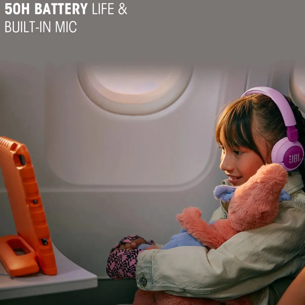 JBL JR320BT Trådlösa hörlurar med volymbegränsning Blå