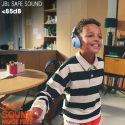 JBL JR320BT Trådlösa hörlurar med volymbegränsning Blå