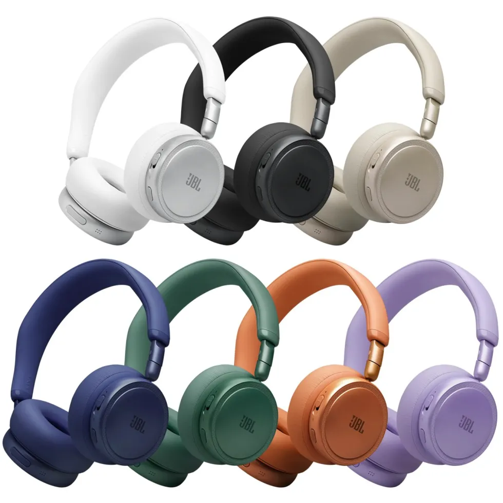JBL Live 680NC trådlösa on-ear-hörlurar Black