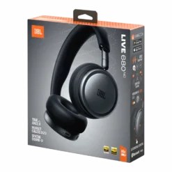 JBL Live 680NC trådlösa on-ear-hörlurar Black