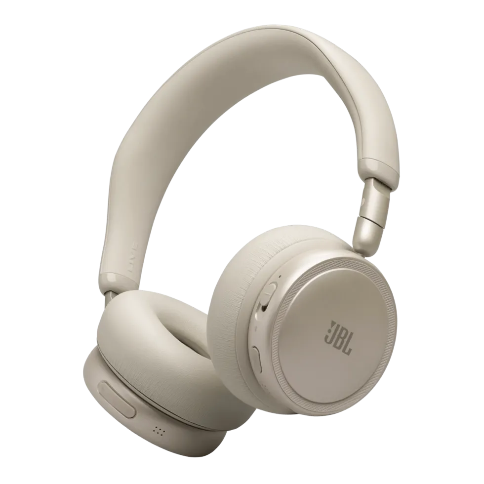 JBL Live 680NC trådlösa on-ear-hörlurar Champagne