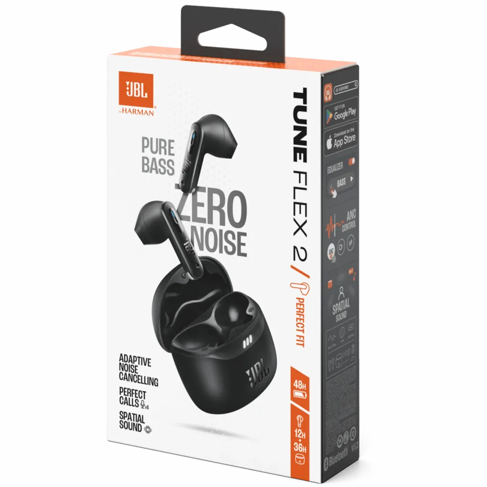 JBL Tune Flex 2 Svart