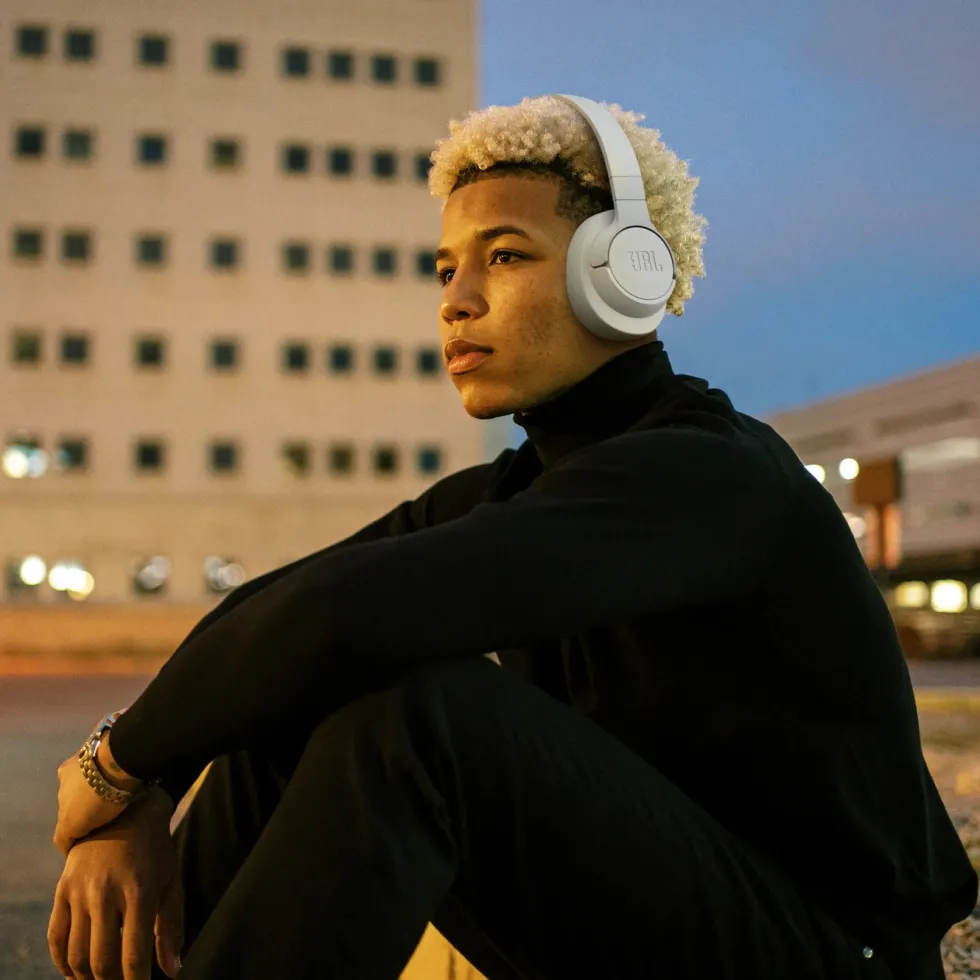 JBL Tune 770NC Trådlösa hörlurar Vit