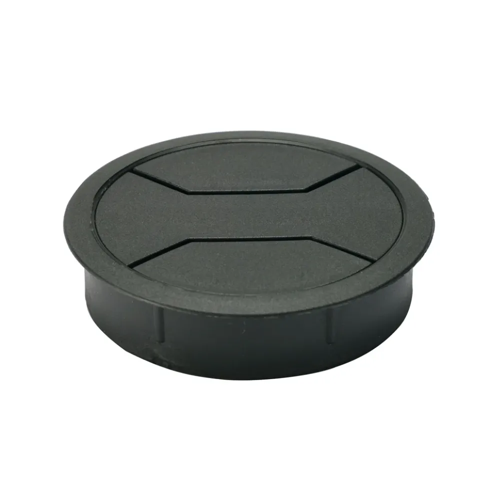 Kabelgenomföring för bord 79 mm Svart